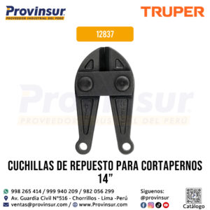 Cuchillas de repuesto para cortapernos 14 pulgadas 12837 Truper