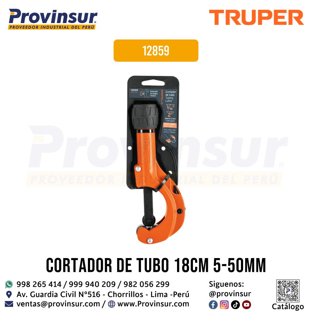 Cortador de Tubo de Cobre 3/16 a 2 Pulgadas Cuchilla 18mm 12859 Truper 4 Cortador de tubo de cobre 3/16 a 2 pulgadas cuchilla 18mm 12859 Truper