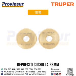 Blíster 2 cuchillas titanio para cortadores de azulejos 12936 Truper