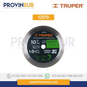 Disco de diamante, rin continuo, 10" 12970 Truper