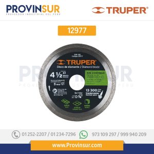 Disco de diamante, rin continuo, 4-1/2" 12977 Truper