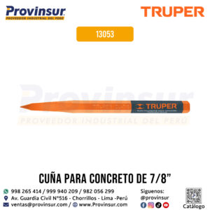 Cuña para concreto de 7/8 pulgadas 13053 Truper