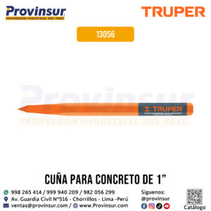 Cuña para concreto de 1 pulgada 13056 Truper