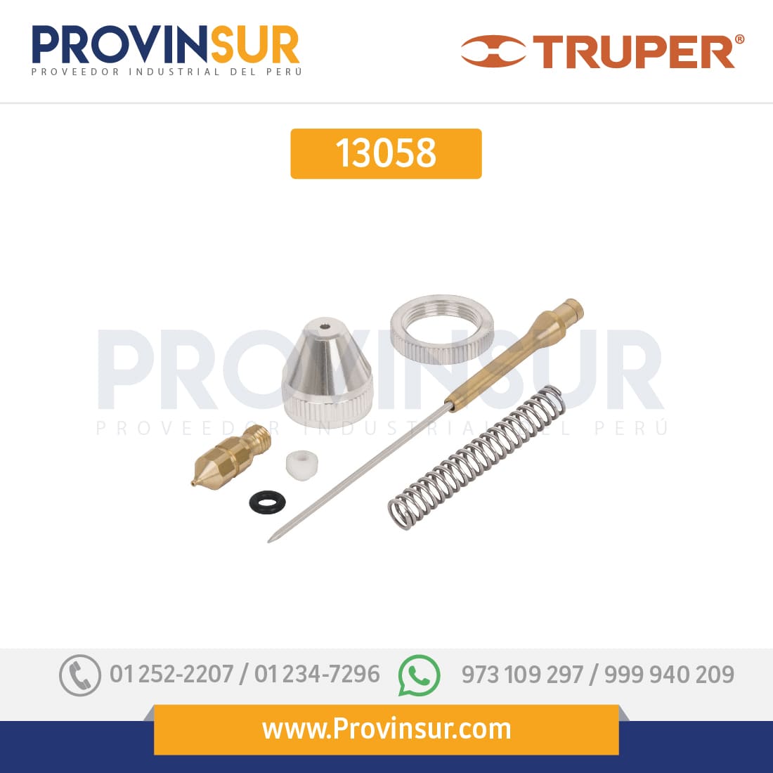 Repuestos de pistolas para pintar, PIPI-400 13058 Truper 1 Repuestos de pistolas para pintar, PIPI-400 13058 Truper