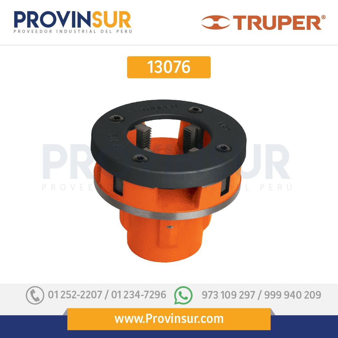 Dado para tarrajas, 3/4 " 13076 Truper 1 Dado para tarrajas, 3/4 " 13076 Truper