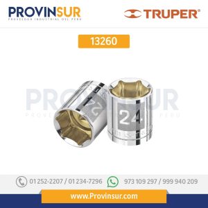 Dado de 6 puntas, cuadro 1/2" de 10mm 13260 Truper