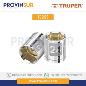 Dado de 6 puntas, cuadro 1/2" de 13mm 13263 Truper