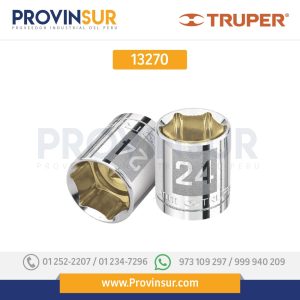Dado de 6 puntas, cuadro 1/2" de 20mm 13270 Truper