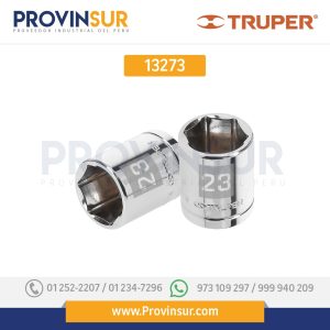 Dado de 6 puntas, cuadro 1/2" de 23mm 13273