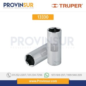 Dado de 6 puntas, largo, cuadro 1/2" de 13/16" 13330 Truper