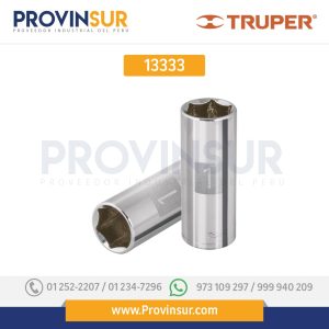 Dado de 6 puntas, largo, cuadro 1/2" de 1" 13333 Truper