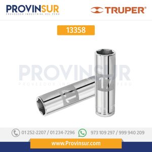 Dado de 6 puntas, cuadro 1/2" de 18mm 13358 Truper