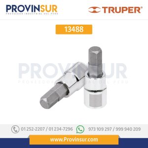 Dados de punta hexagonal, cuadro 3/8" de 7mm. 13488 Truper
