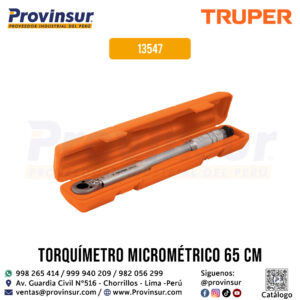 Torquímetro micrométrico cuadro 3/4 pulgadas 13547 Truper