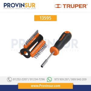 Desarmador multipunta, con 33 puntas 13595 Truper