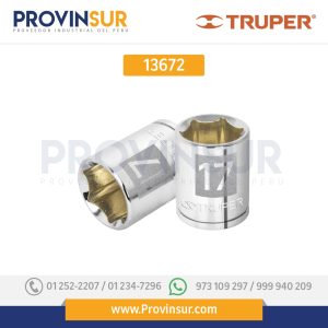 Dado de 6 puntas, cuadro 3/8", de 8mm 13672 Truper