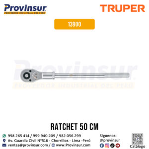 Ratchet 3/4 pulgadas cabeza pera sistema reversible liberación rápida 13900 Truper