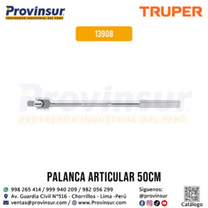Mango articulado de 20 pulgadas con cuadro de 3/4 pulgadas 13908 Truper