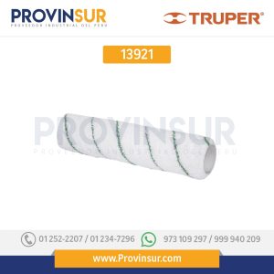 Felpa p/rodillo, microfibra 9x3/8", superficies poco rugosas 13921 Truper
