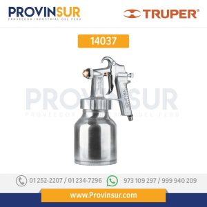 Pistola p/pintar baja presión, pulida, entrada inferior 14037 Truper