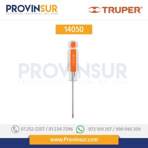 Desarmador punta Phillips # 0, mango de acetato 2-1/2" 14050 Truper