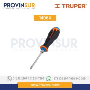 Desarmador punta Phillips # 1, mango Comfort Grip, 3" 14064 Truper