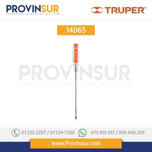 Desarmador punta Phillips # 1, mango de acetato 6" 14065 Truper