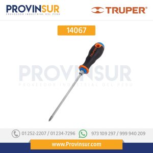 Desarmador punta Phillips # 1, mango Comfort Grip, 6" 14067 Truper