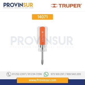 Desarmador punta Phillips # 2, mango de acetato 1-1/2" 14071 Truper