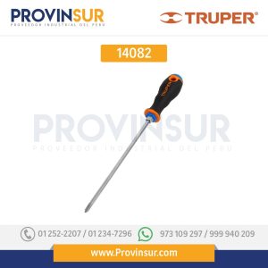 Desarmador punta Phillips # 2, mango Comfort Grip, 8" 14082 Truper