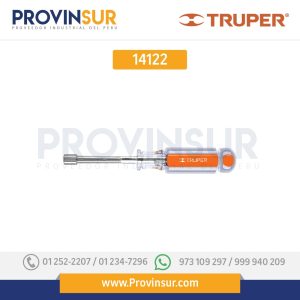 Desarmador de caja 1/4" mango de acetato 14122 Truper