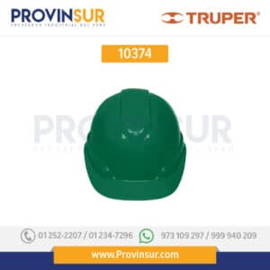 Casco de seguridad ajuste de matraca verde 10374 Truper