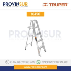 Escalera de tijera, aluminio, tipo ll, 5 escalones 10450 Truper