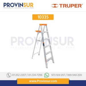 Escalera de tijera tipo II con bandeja naranja, 175 kg 10335 Truper