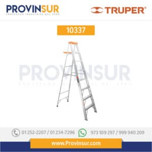 Escalera de tijera tipo II con bandeja naranja, 175 kg 10337 Truper