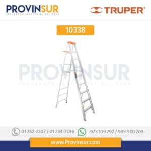 Escalera de tijera tipo II con bandeja naranja, 175 kg 10338 Truper
