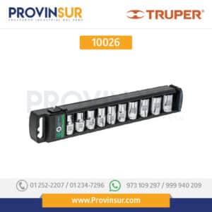 Juego dados, punta torx, 1/2", 10 piezas 10026 Truper
