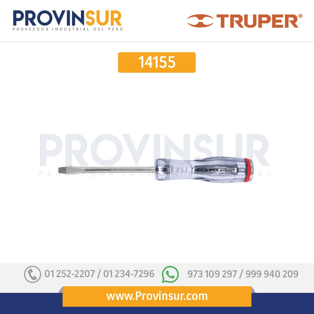 Desarmador de golpe, 3/16X3", plano 14155 Truper 1 Desarmador de golpe, 3/16X3", plano 14155 Truper