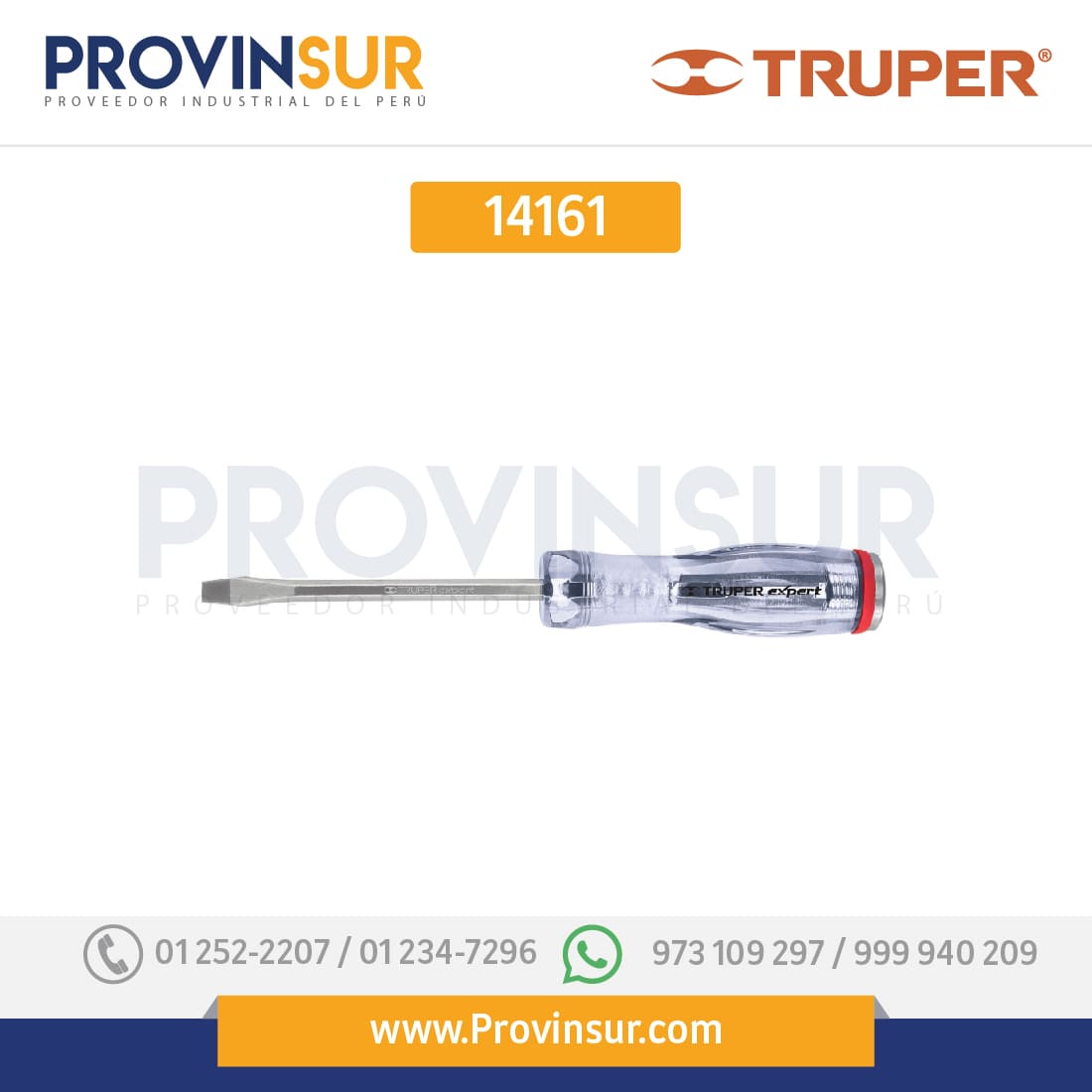 Desarmador de golpe, 1/4X6", plano 14161 Truper 1 Desarmador de golpe, 1/4X6", plano 14161 Truper