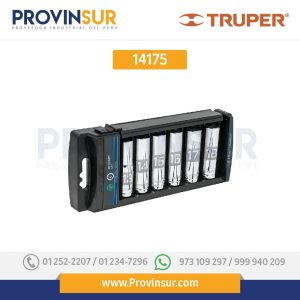 Juego 6 dados largos cuadro 1/2" std 14175 Truper
