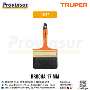 Brocha profesional de 5'' con mango de plástico 14487 Truper