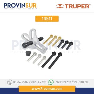 Juego de extractor tipo pata de gallo con 15 piezas 14511 Truper