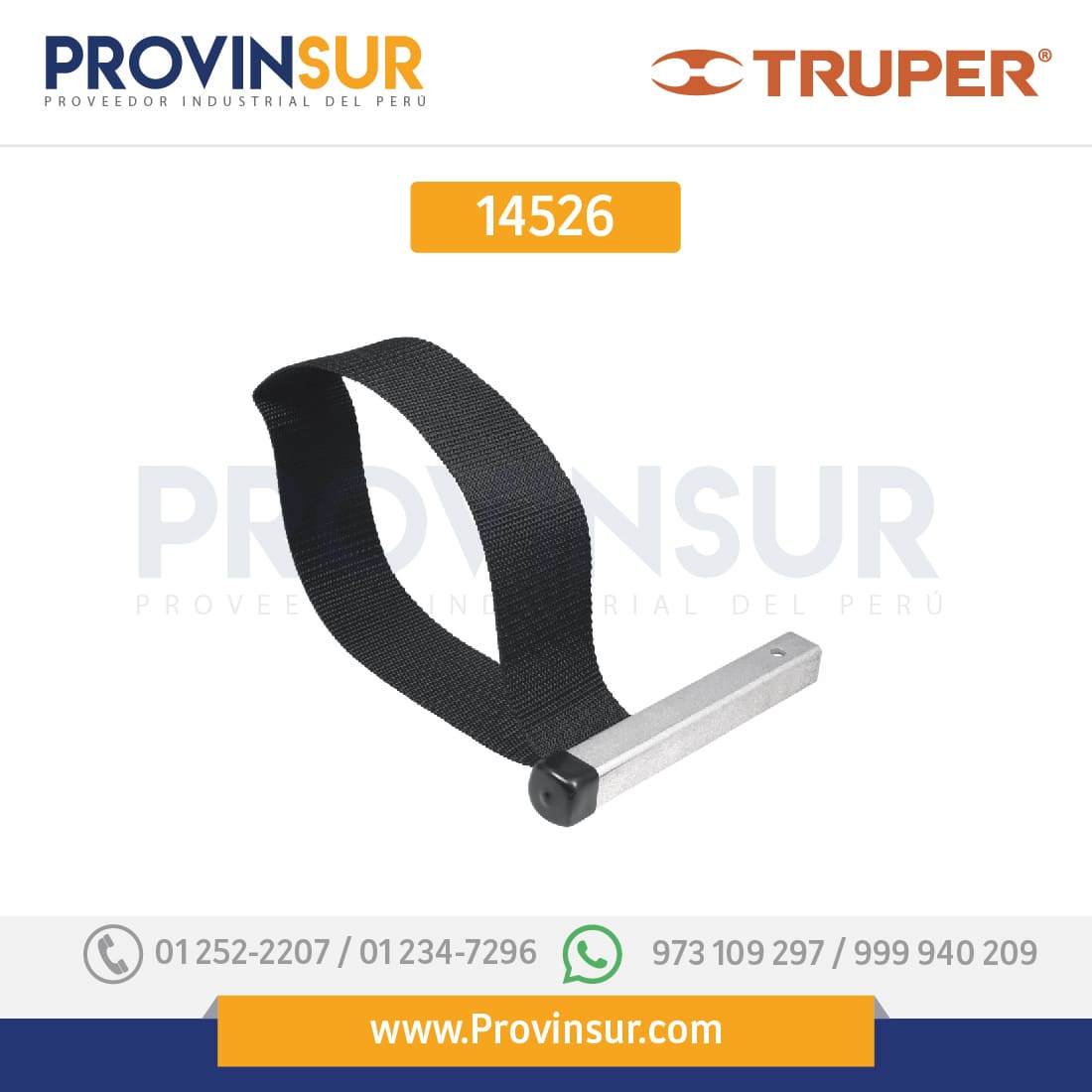 Llave de banda nailon, 150 mm 14526 Truper 1 Llave de banda nailon, 150 mm 14526 Truper