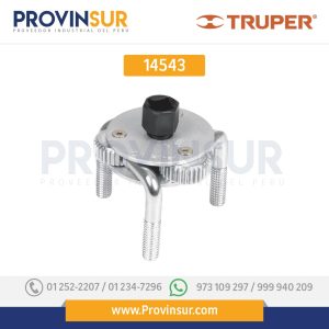 Llave de filtro de 3 puntos 14543 Truper