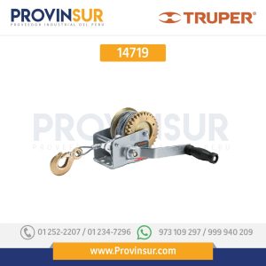 Malacate con manivela, 300 kg, con cable 14719 Truper