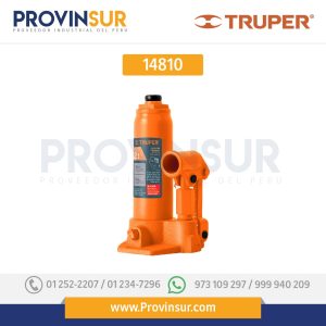Gato hidráulico de botella, 2 Ton 14810 Truper