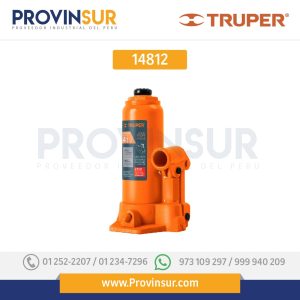 Gato hidráulico de botella, 4 Ton 14812 Truper
