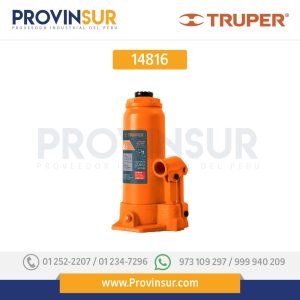 Gato hidráulico de botella, 8 Ton 14816 Truper