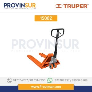 Patín traspaleta 2.5 ton. ruedas de poliuretano 15082 Truper