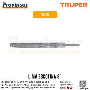 Lima escofina 8'' 15205 Truper